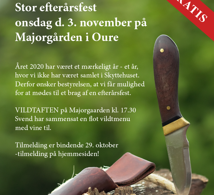 Efterårsfest med et brag