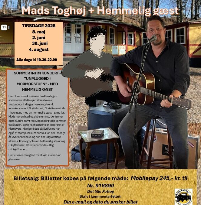 Sommermusik i Christiansminde med MADS TOGHØJ
